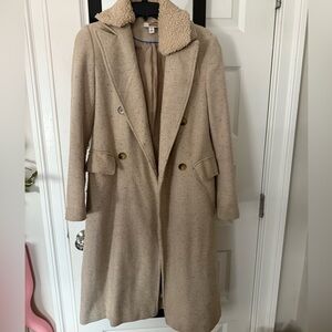 Beige TopShop coat